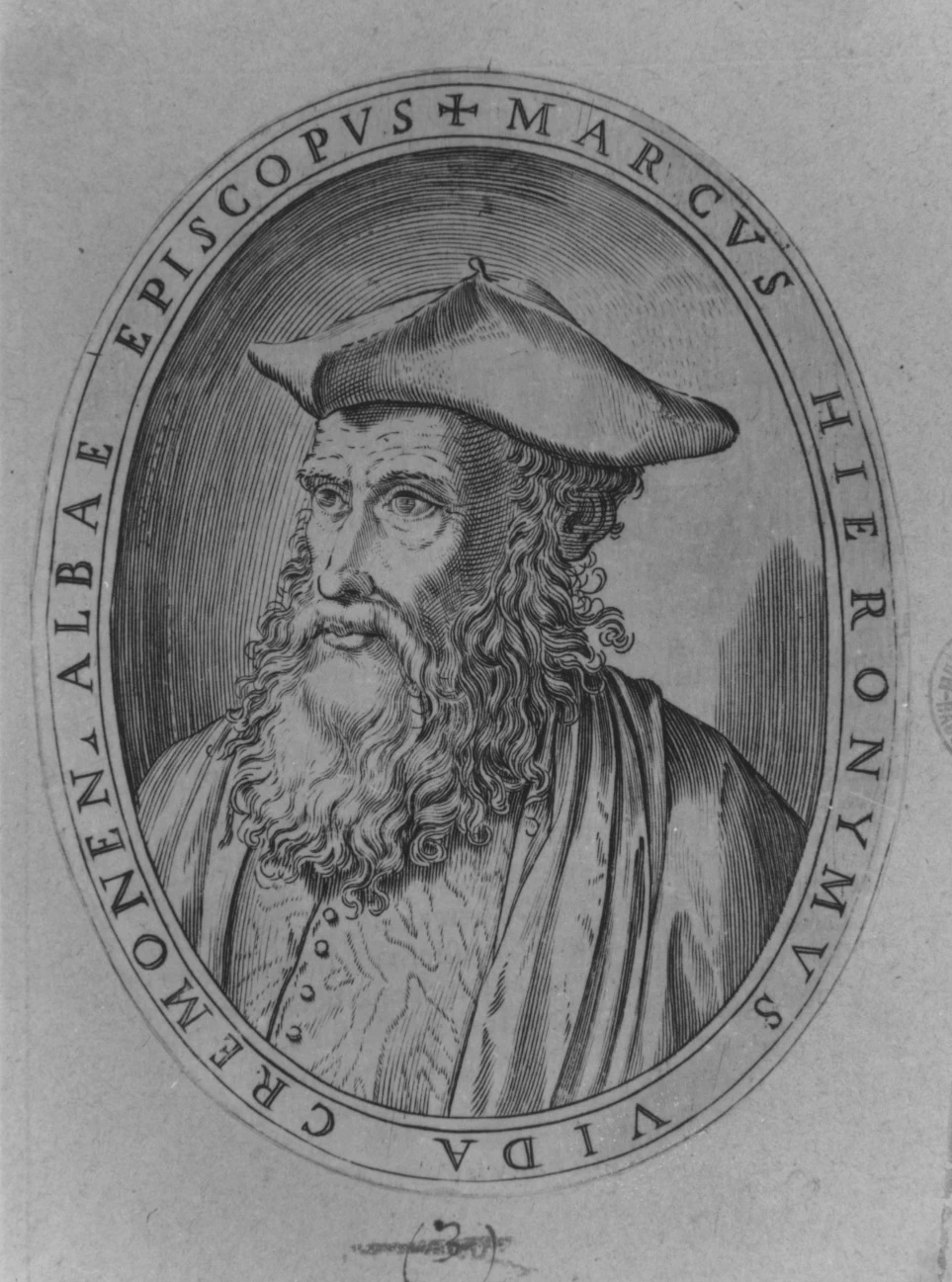 Ritratto di Marco Girolamo Vida - Collezione Remondini. Bassano del Grappa. Vicenza